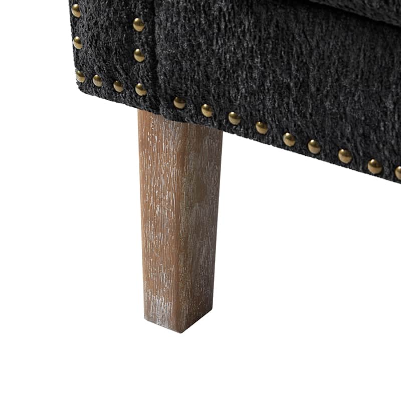 Solid Wood Frame Armchair - Modern & Durable Wooden Chair for Living Room, Dining Room, Office - Comfortable & Stylish Home Furniture