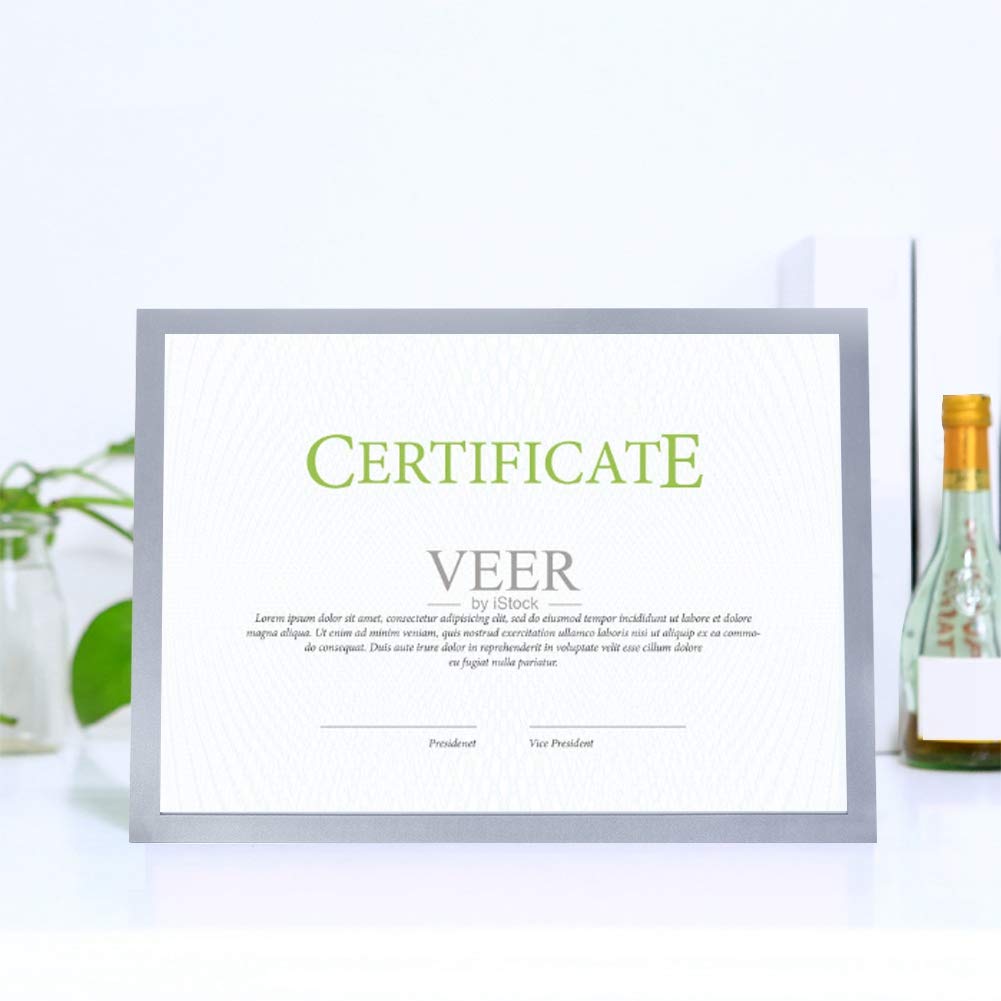 A3 PVC Magnetic Business License Frame - Durable Wall Mount Document Holder for Office, Store & Home Use - Perfect for Displaying Certificates, Notices & Posters