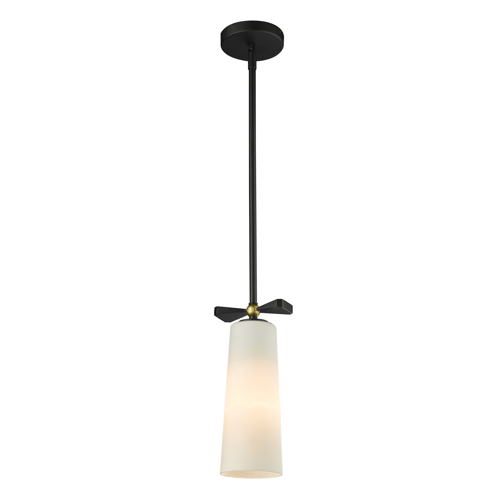 Elegant Bow Pendant Lamp in Brass or Black - Perfect for Dining Room, Kitchen Island, and Bedroom Lighting