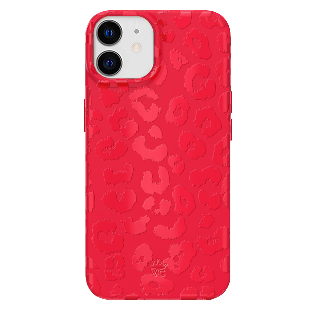 Red Leopard Print iPhone Case - Stylish & Durable Phone Cover for iPhone 11/12/13/14/15 Pro Max - Perfect for Fashion Lovers & Trendy Accessories