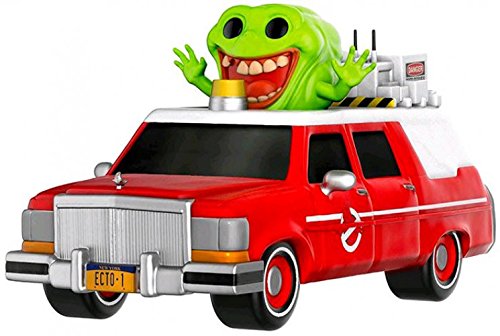 Funko POP! Ghostbusters ECTO-1 with Slimer Exclusive Vinyl Figure Set - Collectible Movie Merchandise for Ghostbusters Fans | Perfect for Display, Gifts, and Pop Culture Collections
