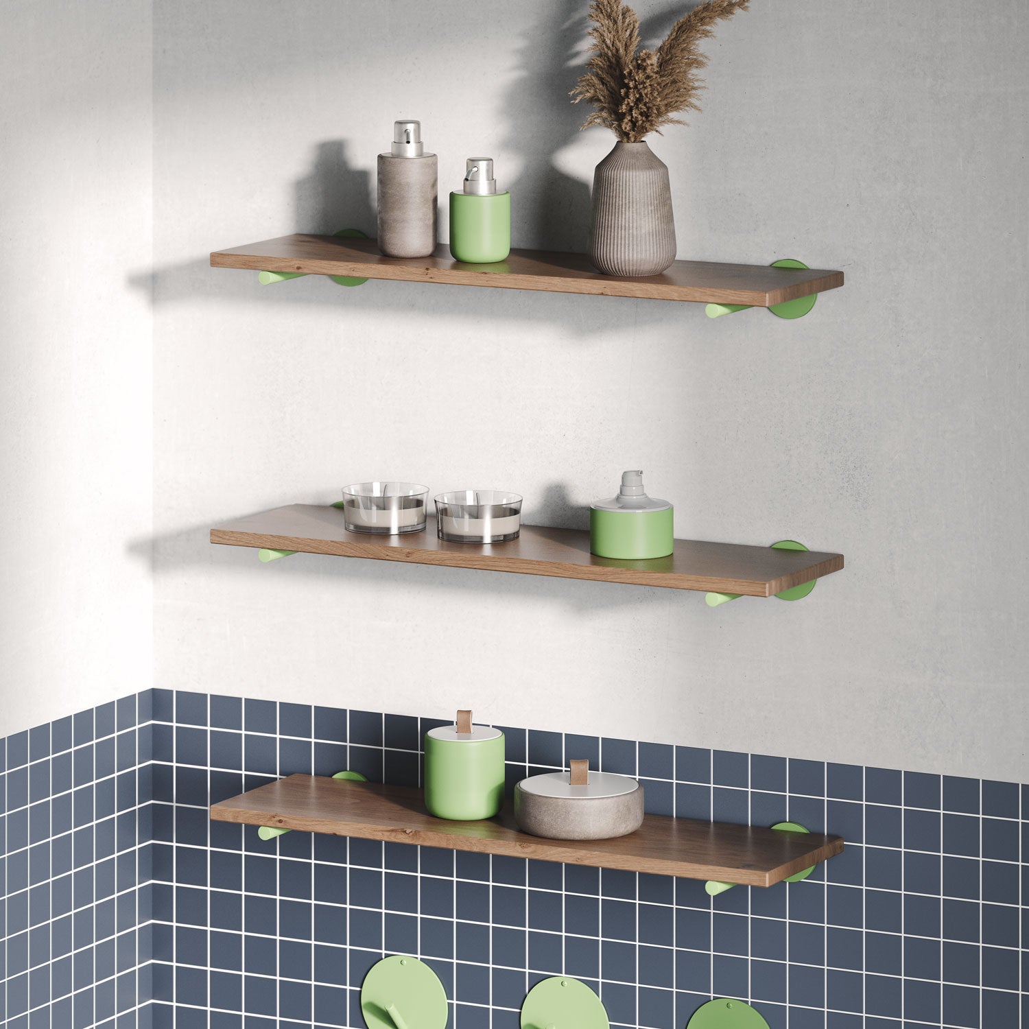 Roderick Nutmeg Wall Shelf - Rustic Floating Shelf for Living Room, Bedroom, Kitchen Decor - Handmade Wooden Shelf for Home Organization & Stylish Display