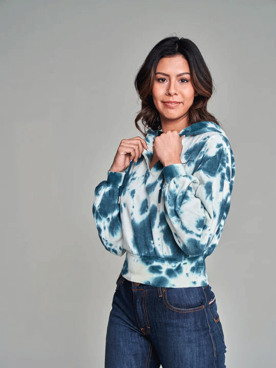 Kimes Ranch MONTEREY Women's Hoodie - Soft Fleece Pullover Sweatshirt in Dark Teal | Casual Loungewear & Outdoor Activities