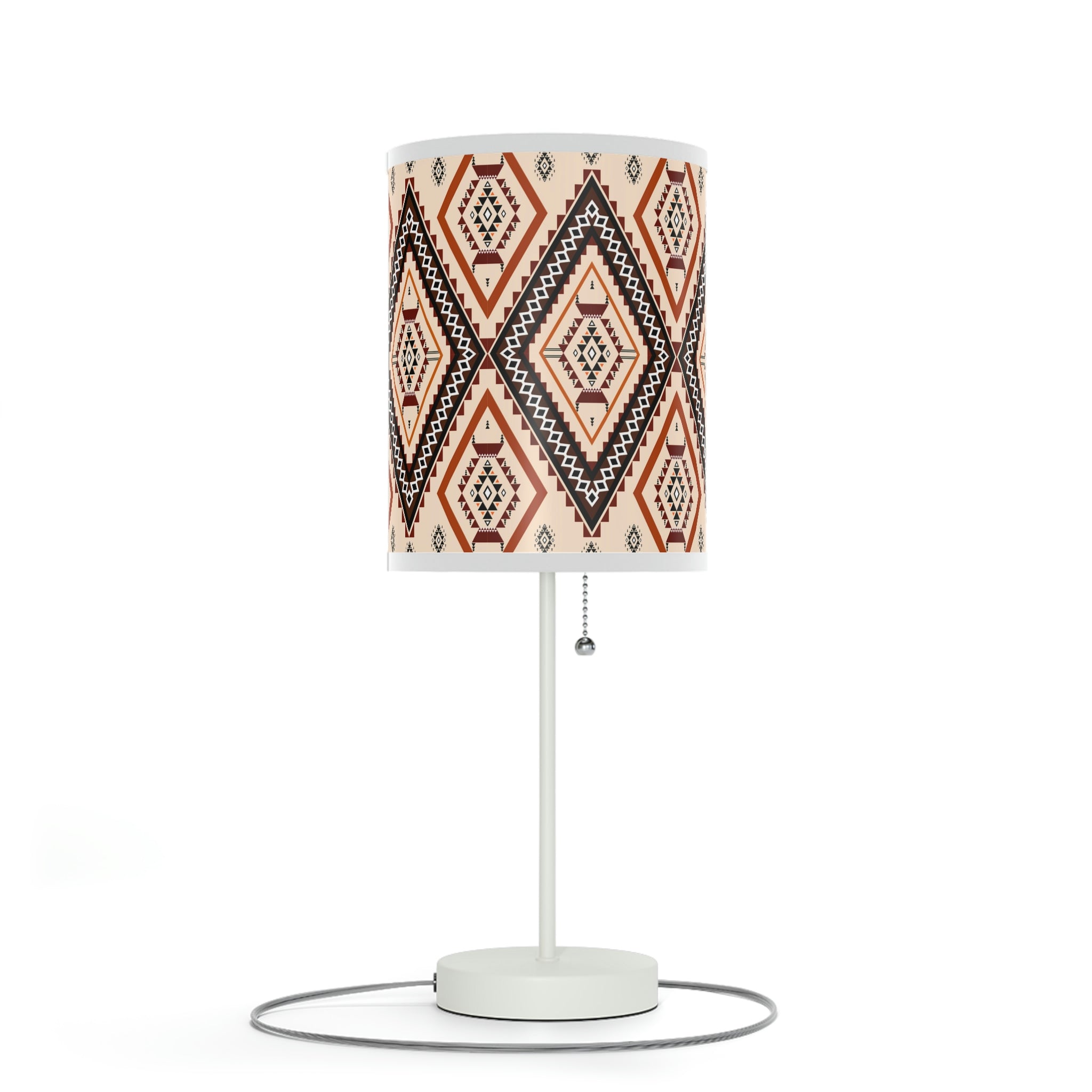 Southwestern Style Table Lamp for Bedroom & Living Room - Adjustable Reading Light with US/CA Plug - Perfect for Nightstands, Sofa Side Tables and Home Office Desks