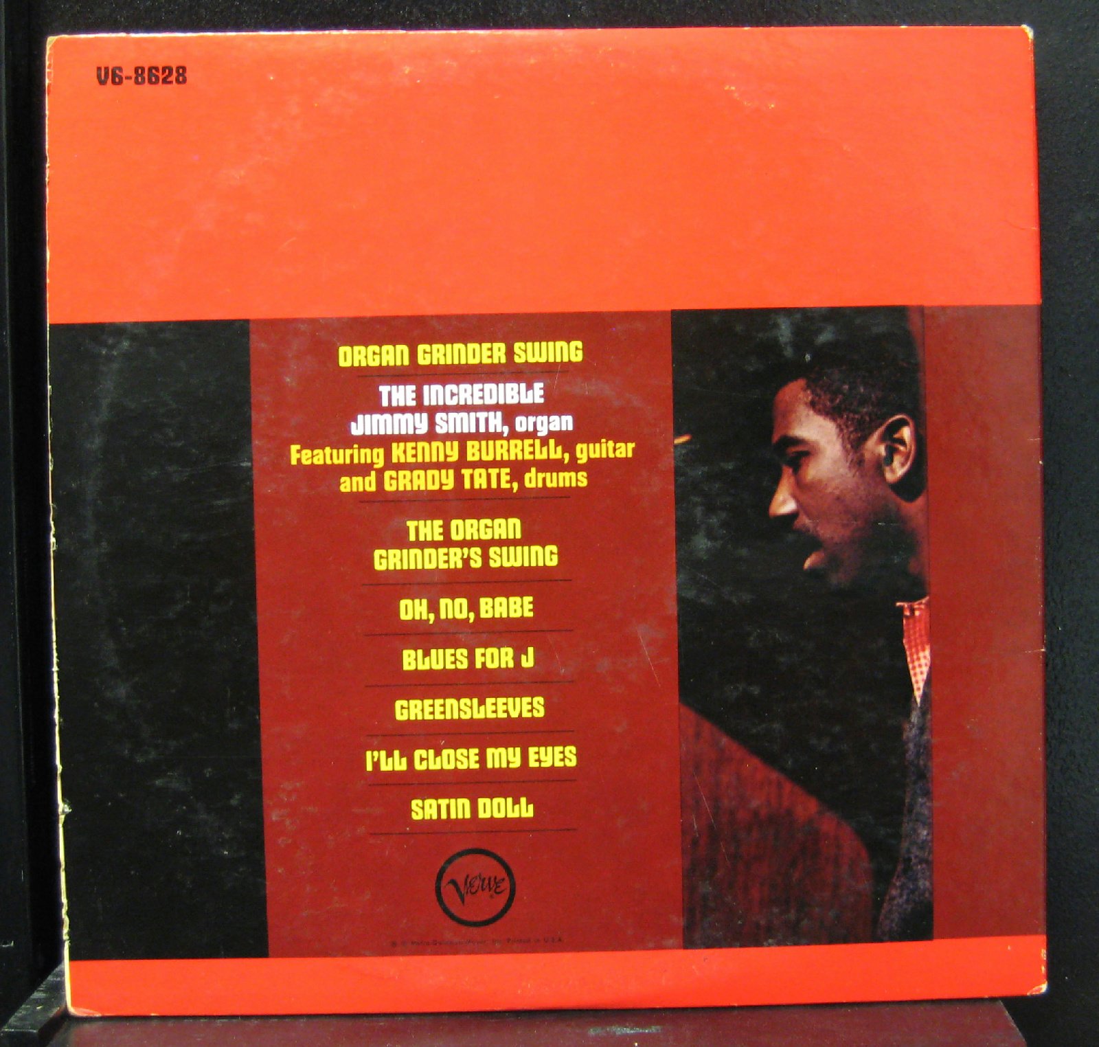 The Incredible Jimmy Smith - Organ Grinder Swing - LP Vinyl Record | Classic Jazz & Soul Music | Perfect for Collectors, Music Lovers & Home Entertainment