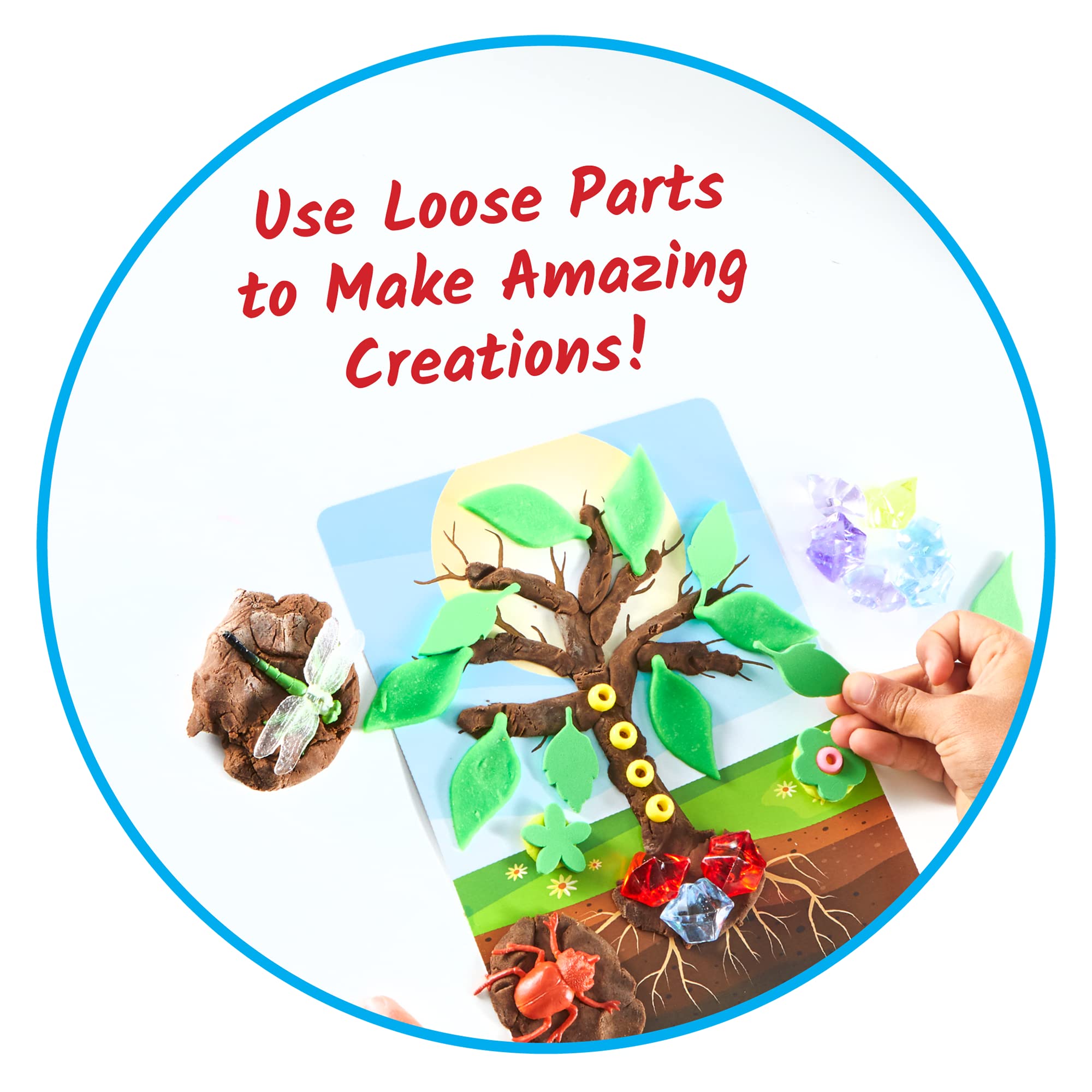 Hand2Mind Into the Garden Sensory Activity Kit for Kids – Montessori Sensory Bin with Lid, Nature & Fine Motor Toys, Play Therapy & Arts and Crafts Kits – Perfect for Home, Classroom & Therapy Sessions