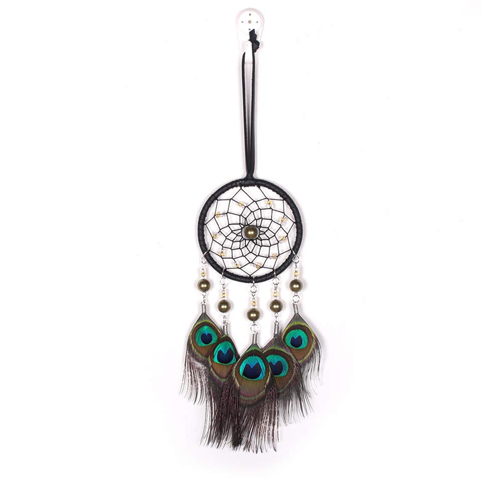 Handmade Boho Dream Catcher Car Rearview Mirror Hanging - Feather Car Interior Accessories & Lucky Charm Pendant for Women | Perfect for Road Trips, Commuting & Boho Style Vehicle Decor