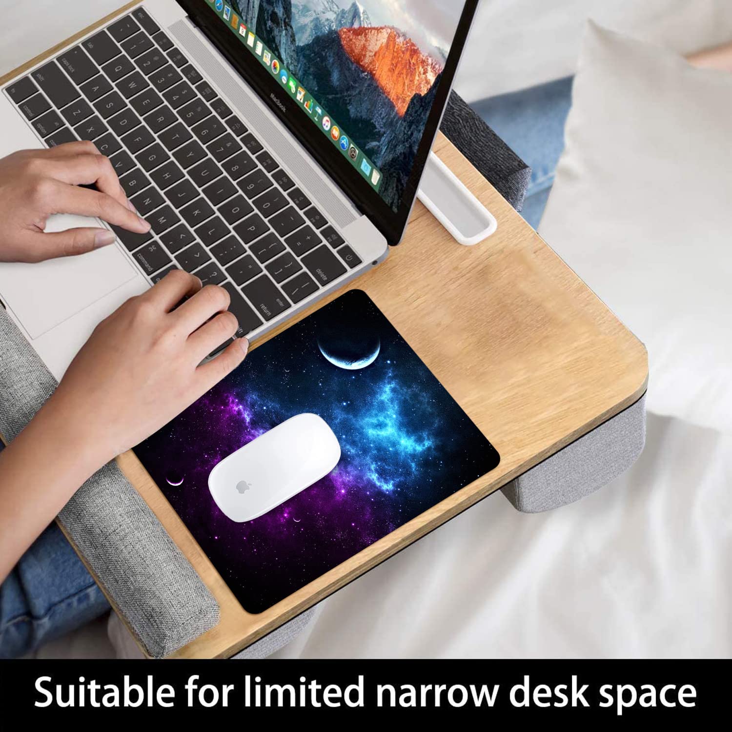 Non-Slip Rubber Galaxy Mouse Pad for Laptop & Computer - 9.5 x 7.9 Inch Custom Office Desk Accessory | Perfect for Gaming, Work & Home Office Decor