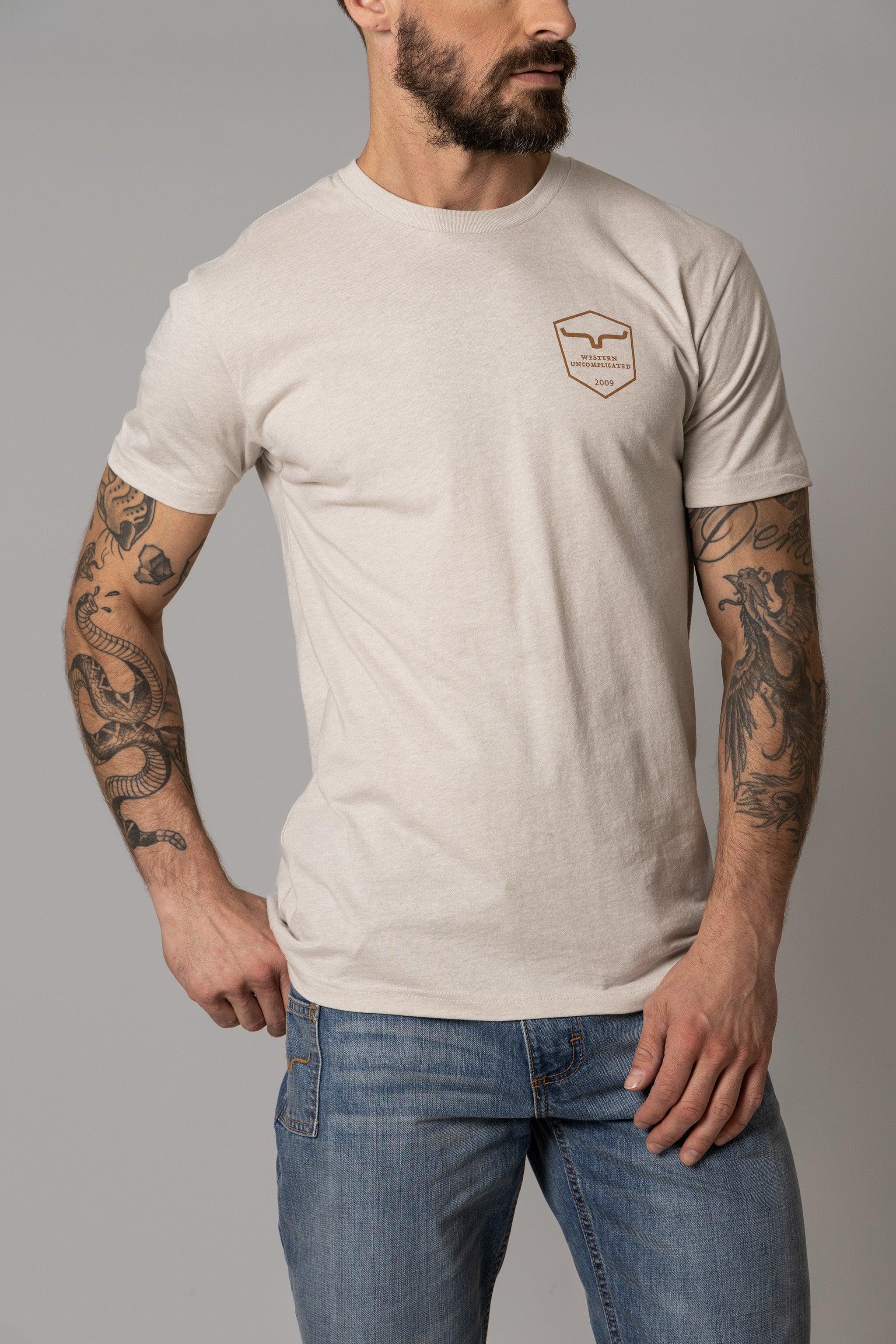 Men's Shielded Trucker Shirt - UV Protection & Breathable Workwear for Outdoor Jobs, Construction & Driving