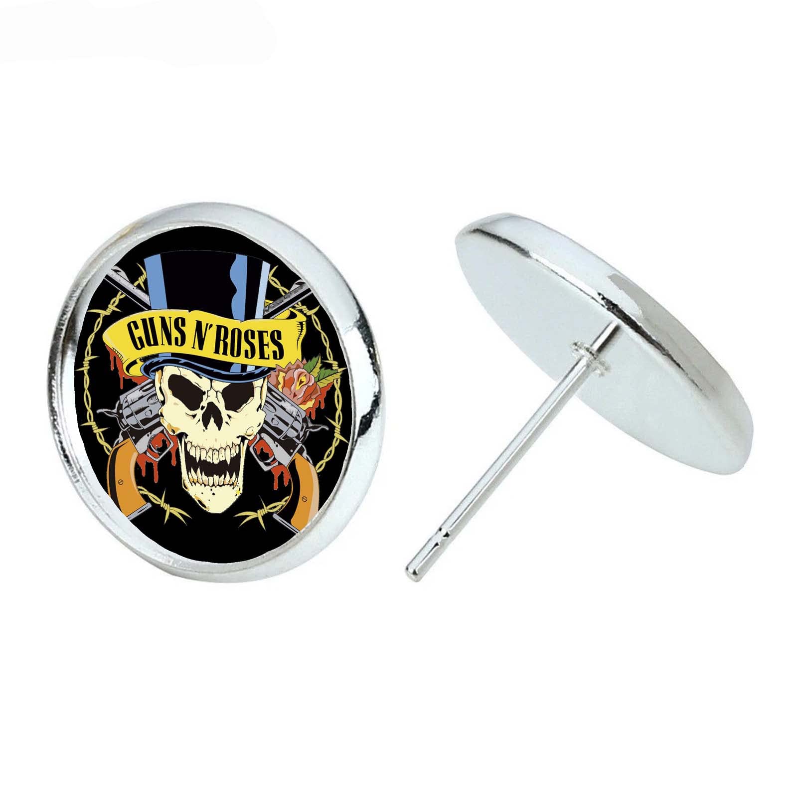 Guns N' Roses Inspired Rock Music Earrings for Women - Perfect for Concerts, Parties & Rock Fashion Accessories