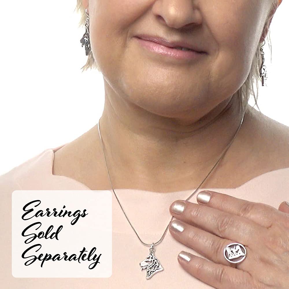 Sterling Silver German Shepherd Dog Pendant Necklace - Perfect Gift for GSD Owners | Handcrafted Jewelry for Dog Lovers | Ideal for Everyday Wear, Special Occasions & Pet Memorials
