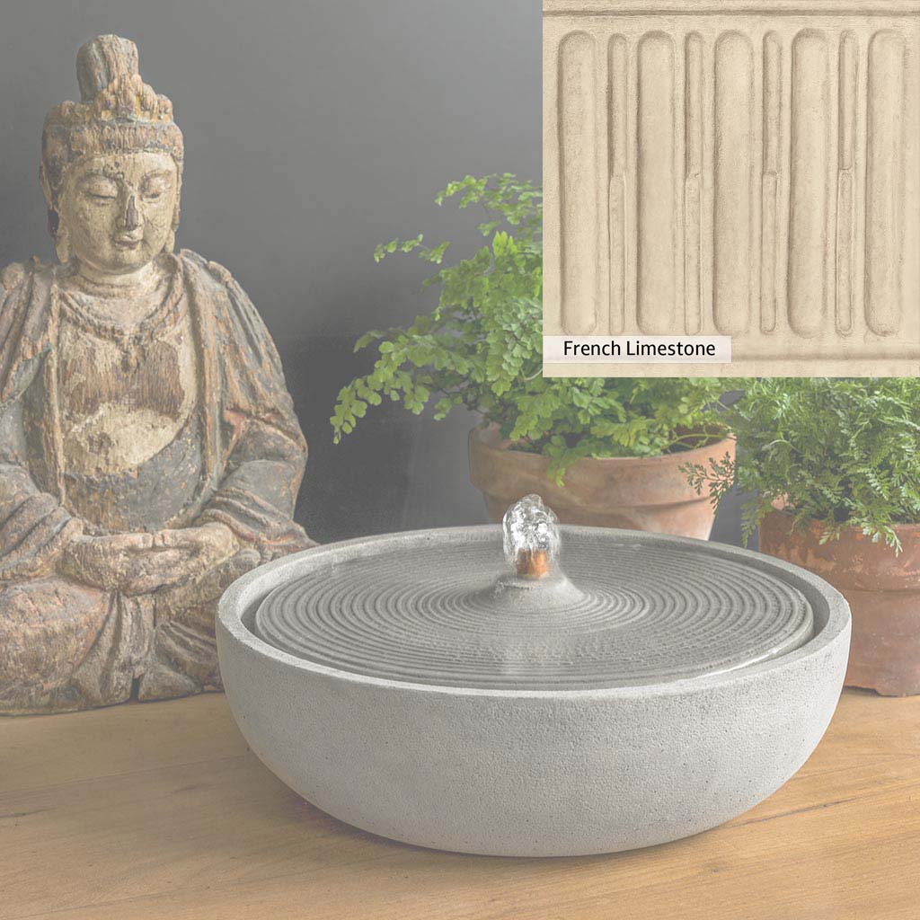 Campania International Ripple Fountain - Outdoor Garden Water Feature for Patio, Yard, and Landscape Decor | Relaxing Water Sounds for Backyard Oasis