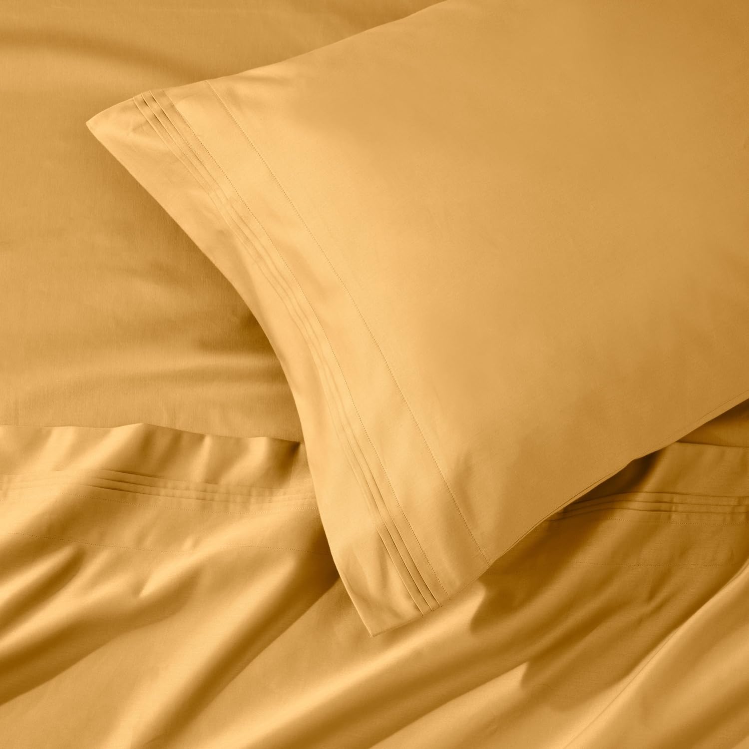 Premium 1000-Thread Count Egyptian Cotton Sheet Set - California King Size with 18
