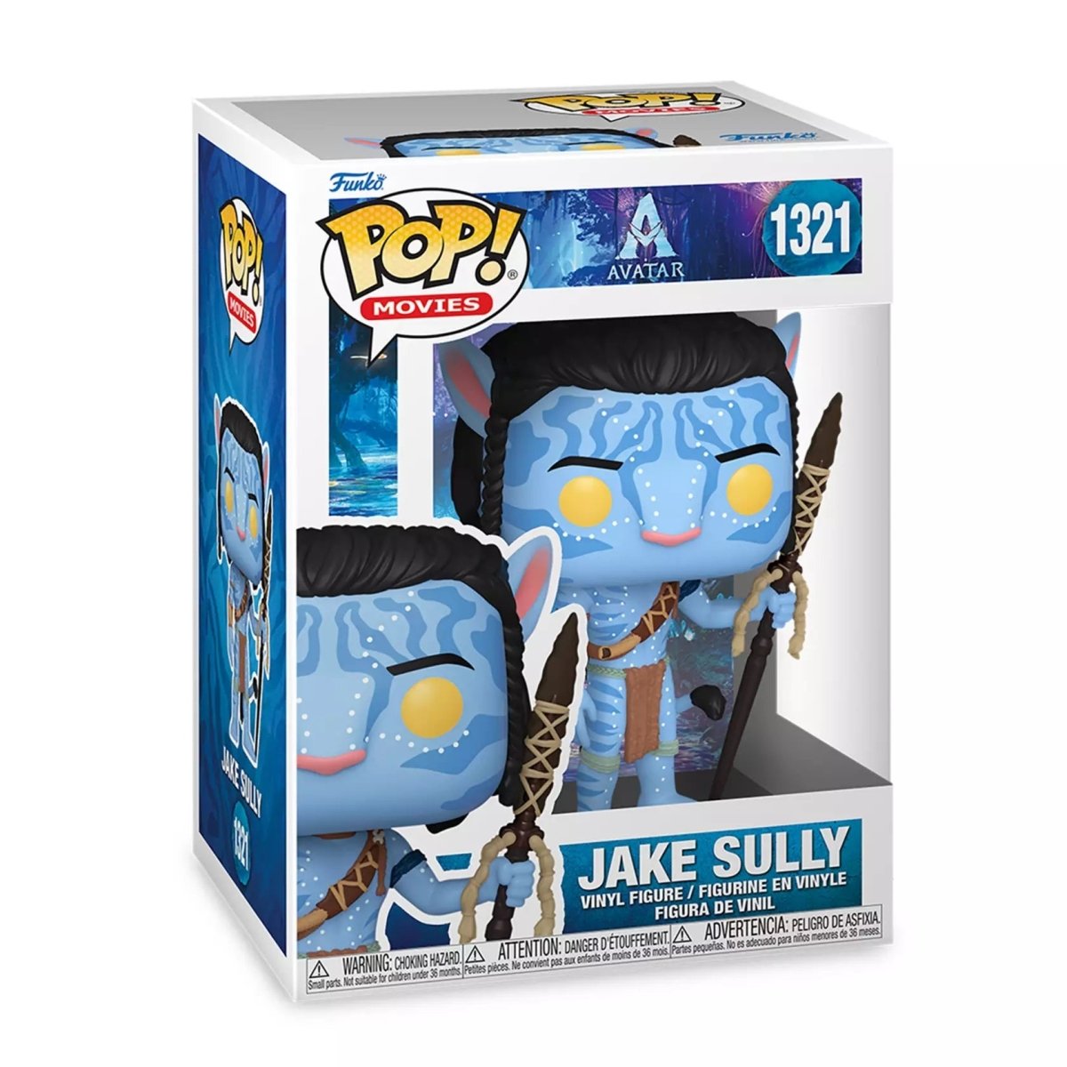 Avatar Jake Sully Funko Pop Vinyl Figure #1321 - Collectible Toy for Movie Fans & Gift for Avatar Lovers - Perfect for Display, Gifting, and Pop Culture Collections