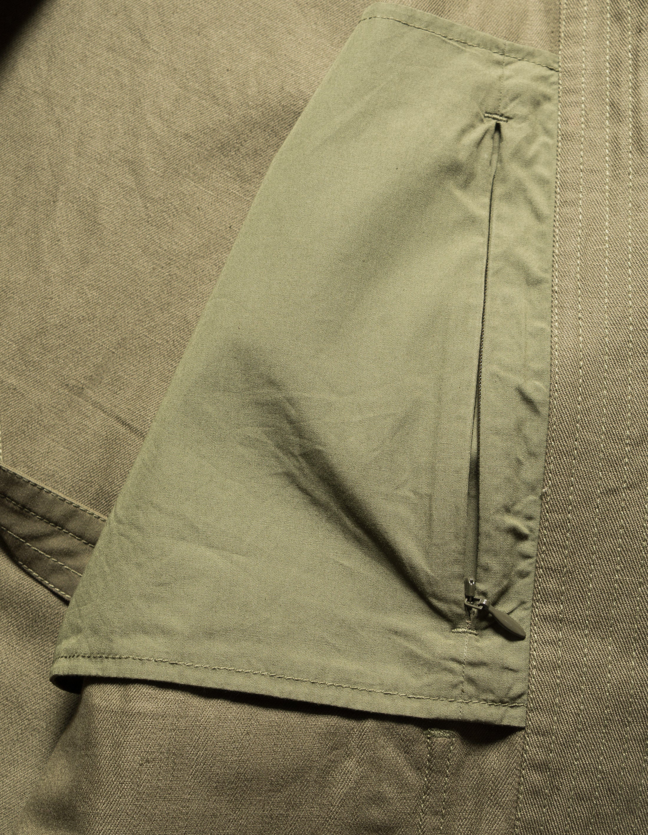 6028 Hemp Cargo Hanten Jacket - Olive OG 107F - Eco-Friendly Men's Workwear for Outdoor & Casual Wear