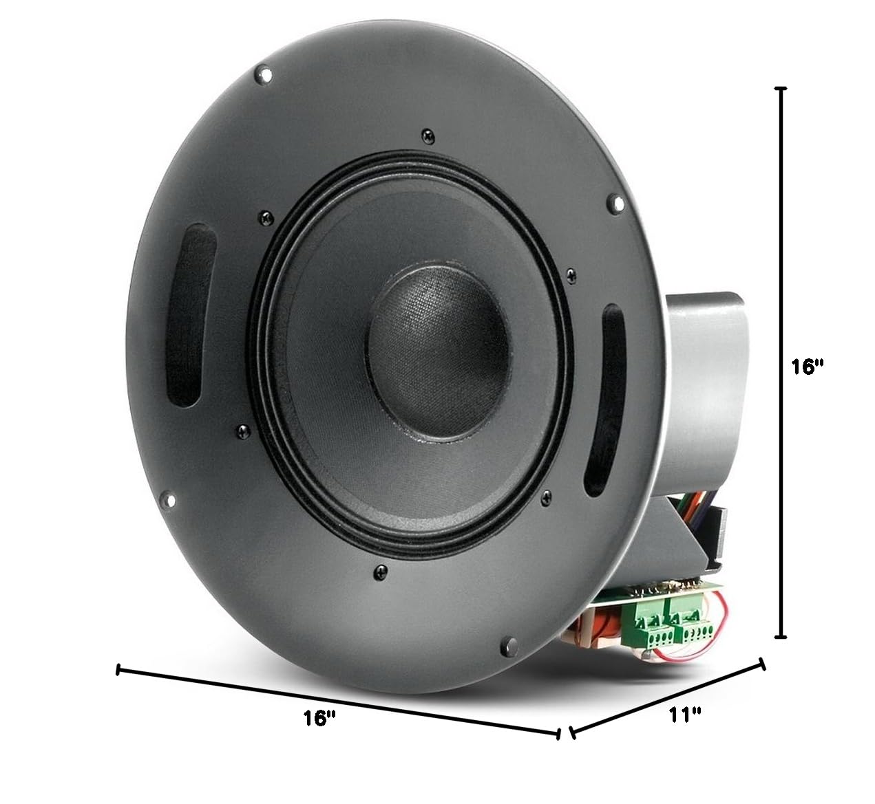JBL Professional Control 328CT 8-Inch Coaxial Ceiling Speaker with HF Compression Driver & Transformer Taps - White - Perfect for Home Theater, Background Music & Commercial Audio Systems