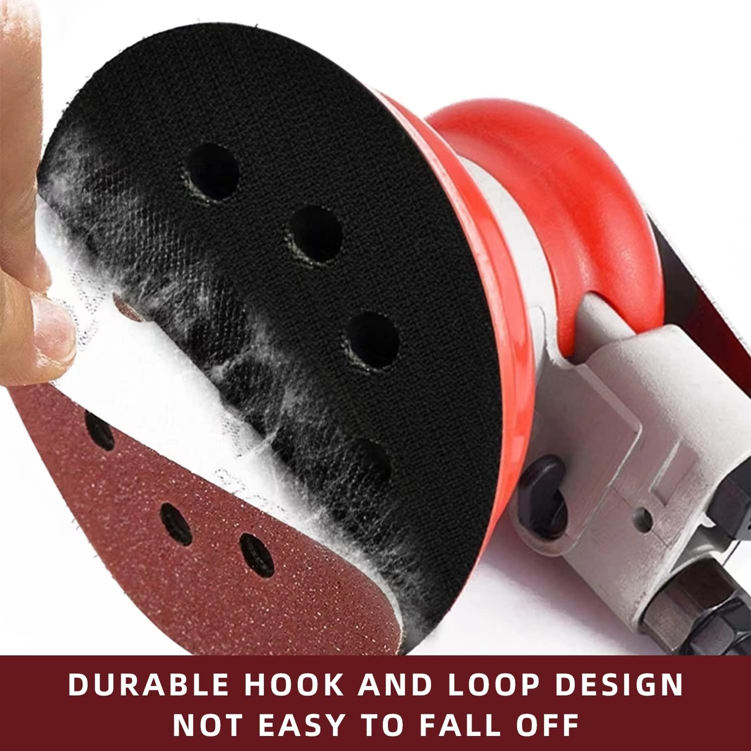 200PCS 5 Inch Hook and Loop Sanding Discs - Assorted Grits (40/60/80/100/120/180/240/320/400/600) for Random Orbital Sanders - Perfect for Woodworking, Metal Polishing & DIY Projects
