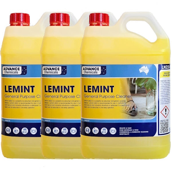 Advanced Chemicals Lemint Multi-Purpose Cleaner - All-Purpose Cleaning Solution for Kitchen, Bathroom, Floors & More | Safe for Most Surfaces | Fresh Lemon Scent