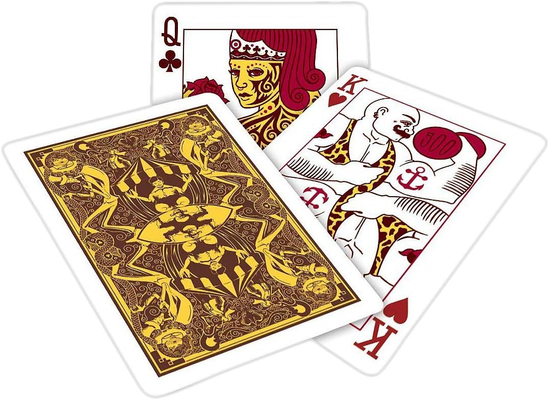 Bicycle Sideshow Freaks Playing Cards - Unique Vintage Circus-Themed Deck for Magic Tricks, Poker & Card Games - Perfect for Collectors, Game Nights & Performances