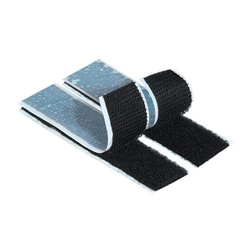 Tape Logic Black Hook and Loop Fastener Strips - 200 Count, 1