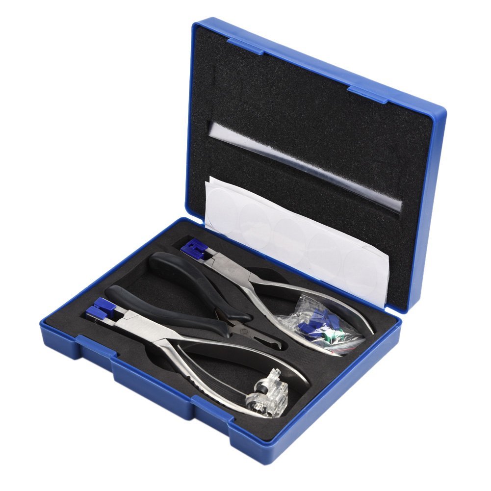 Professional Rimless Eyeglasses Repair Kit - Optical Frame Repair Pliers & Tools for Silhouette Glasses - Perfect for Home, Office & Travel Eyewear Maintenance