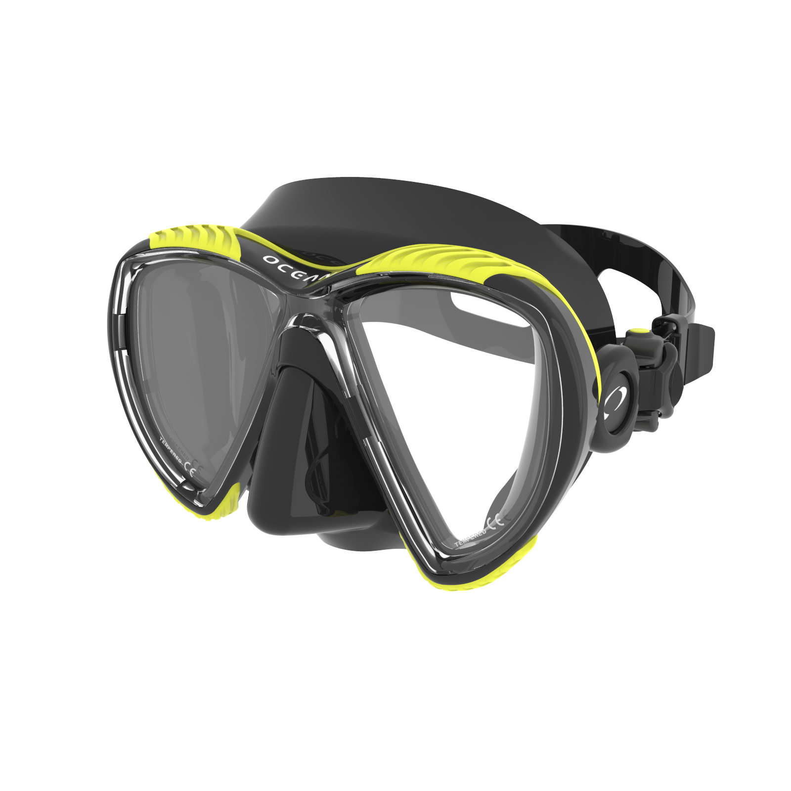 Oceanic Discovery Dual Lens Dive Mask for Scuba Diving & Snorkeling - Anti-Fog, Wide View, Comfort Fit for Underwater Exploration