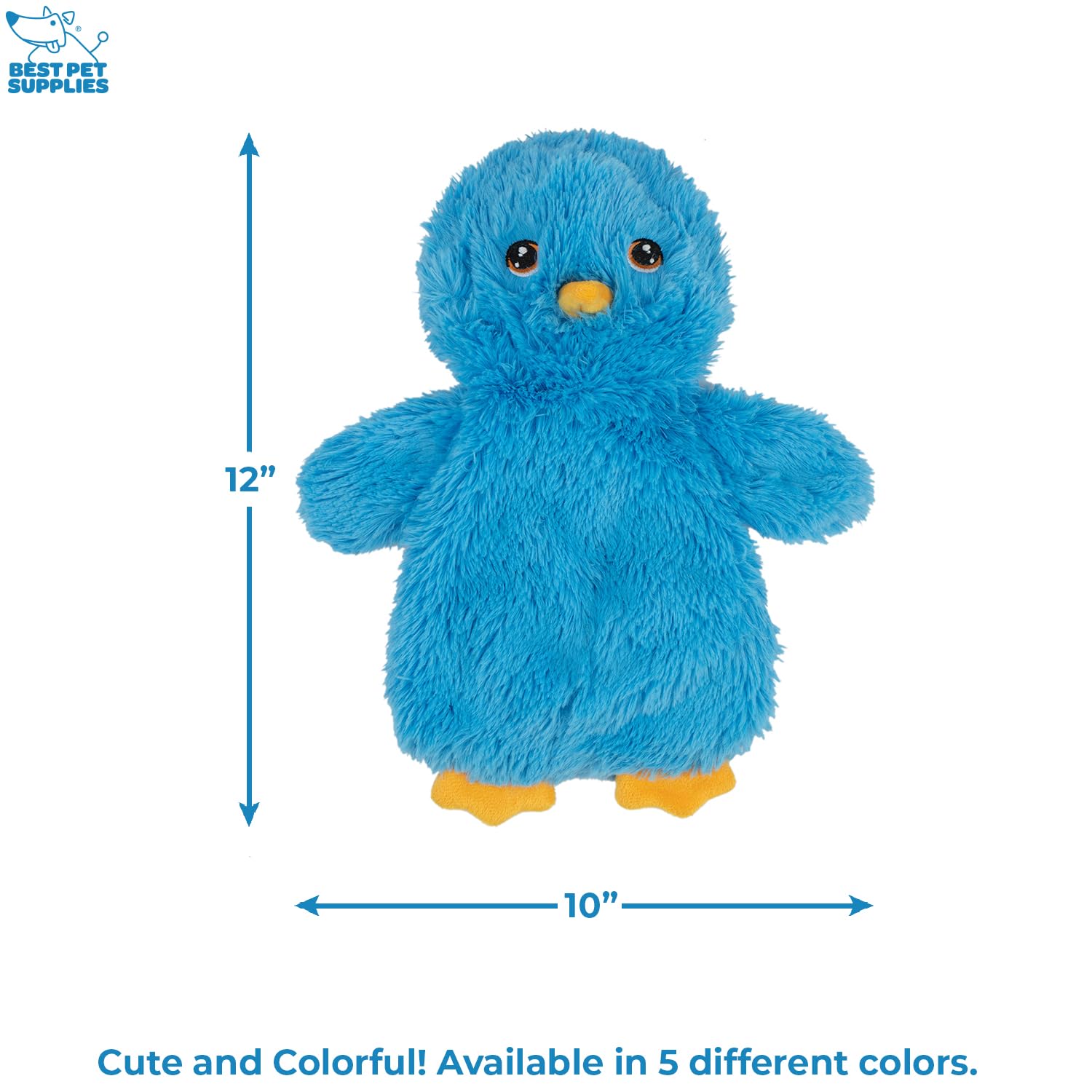 Premium Crinkle Chicken Plush Dog Toy for Interactive Play - Blue Puppy & Senior Indoor Chew Toy, Cute & Cuddly Pet Supplies for Boredom Relief & Training - Perfect for Fetch, Tug-of-War & Cuddle Time