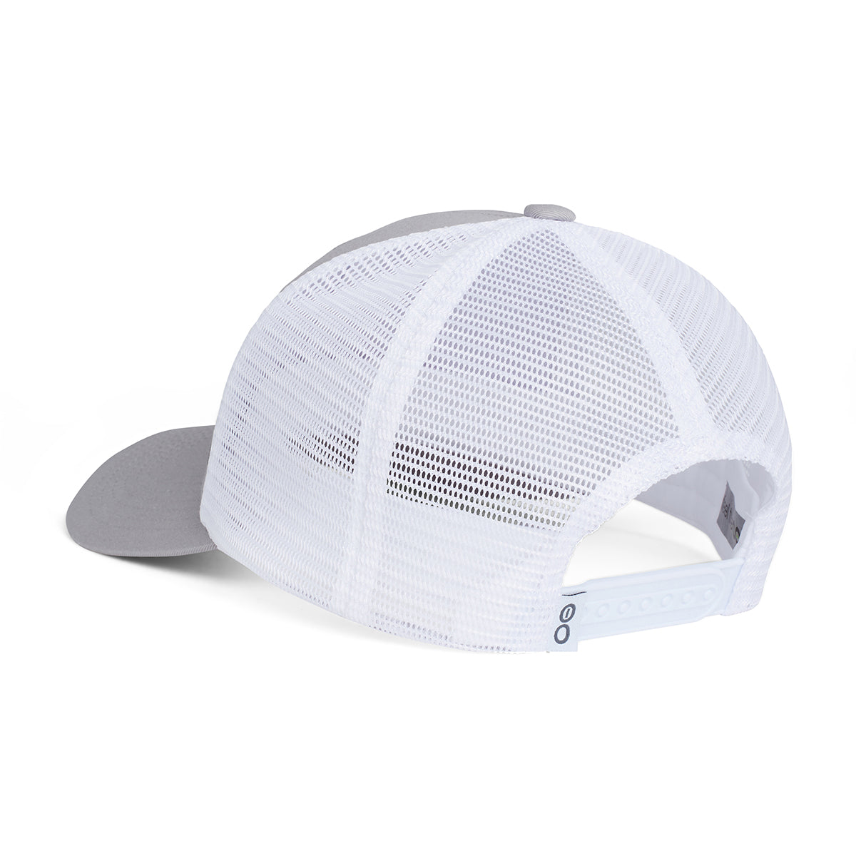 OOsnap Unisex Baseball Cap - White & Gray Adjustable Snapback Hat for Men & Women | Perfect for Outdoor Sports, Casual Wear & Street Fashion