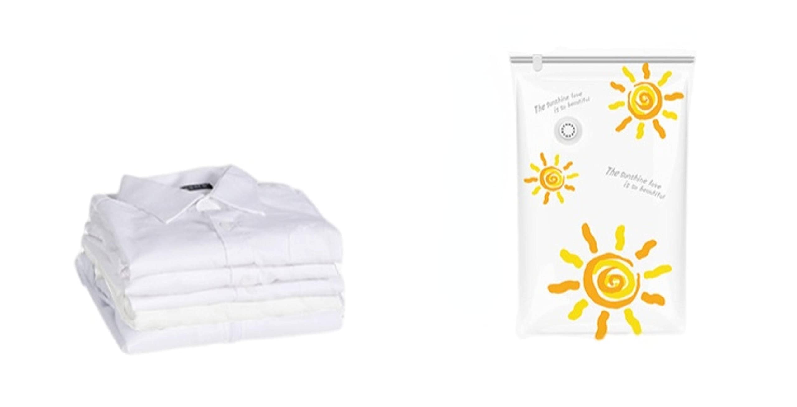 AI Smiling Face Vacuum Compression Storage Bags - Space Saving Clothes & Quilt Organizer for Home, Travel (No Pump Needed) | Perfect for Seasonal Clothing Storage & Moving Packing