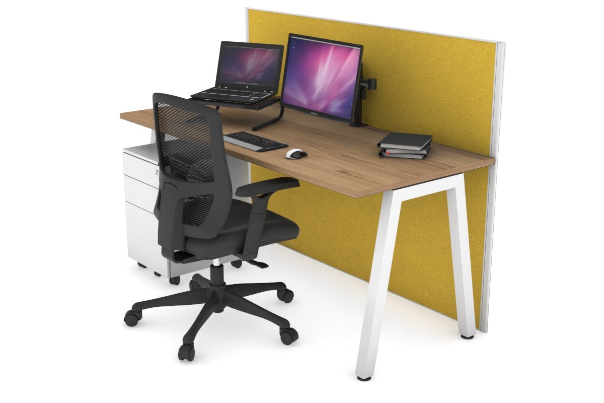 Horizon Quadro A Legs Office Desk - 1600L x 700W Modern Workstation for Home & Office - Perfect for Remote Work, Study & Professional Workspaces