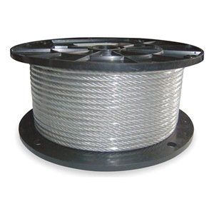 1/4 Inch Heavy Duty Cable - 50 Feet Long, 1152 Lb Working Load Limit - Perfect for Towing, Rigging & Outdoor Applications