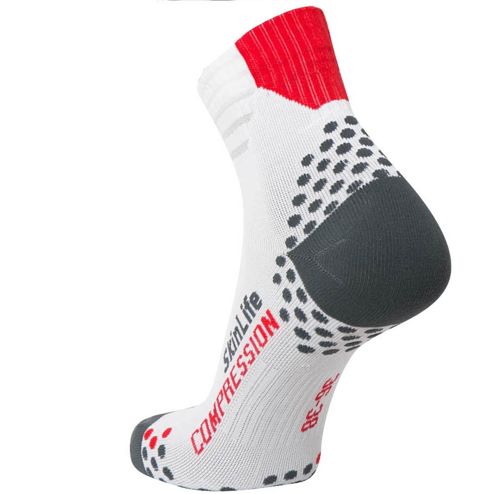 Breathable Compression Ankle Socks for Running & Sports - Moisture Wicking, Cushioned Dot Padding - Ideal for Jogging, Gym Workouts & Outdoor Activities