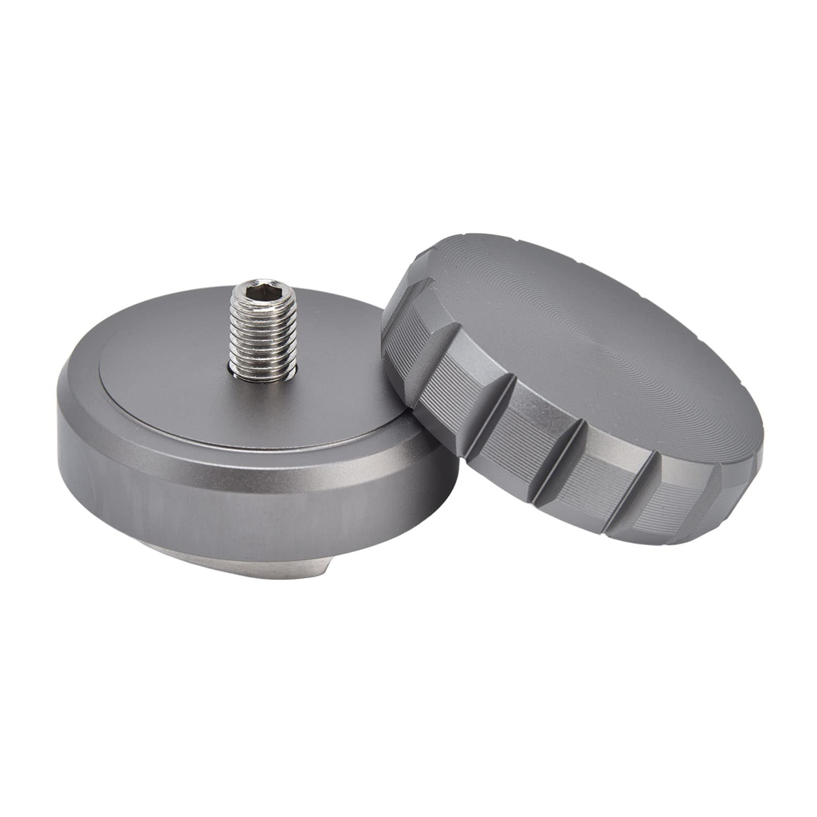 Premium Coffee Leveler & Hand Tamper - Rustproof Stainless Steel Espresso Distributor Tool for Home, Office & Commercial Use (Silver) | Perfect for Baristas & Coffee Enthusiasts to Create Professional-Grade Espresso