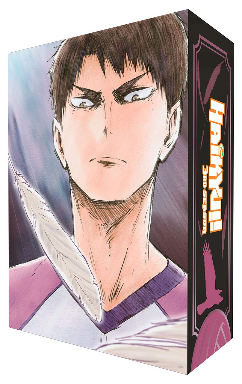 Haikyu!! Volleyball Anime Season 3 Premium Box Set - Complete DVD/Blu-ray Collection with Bonus Content - Perfect for Anime Fans and Sports Enthusiasts