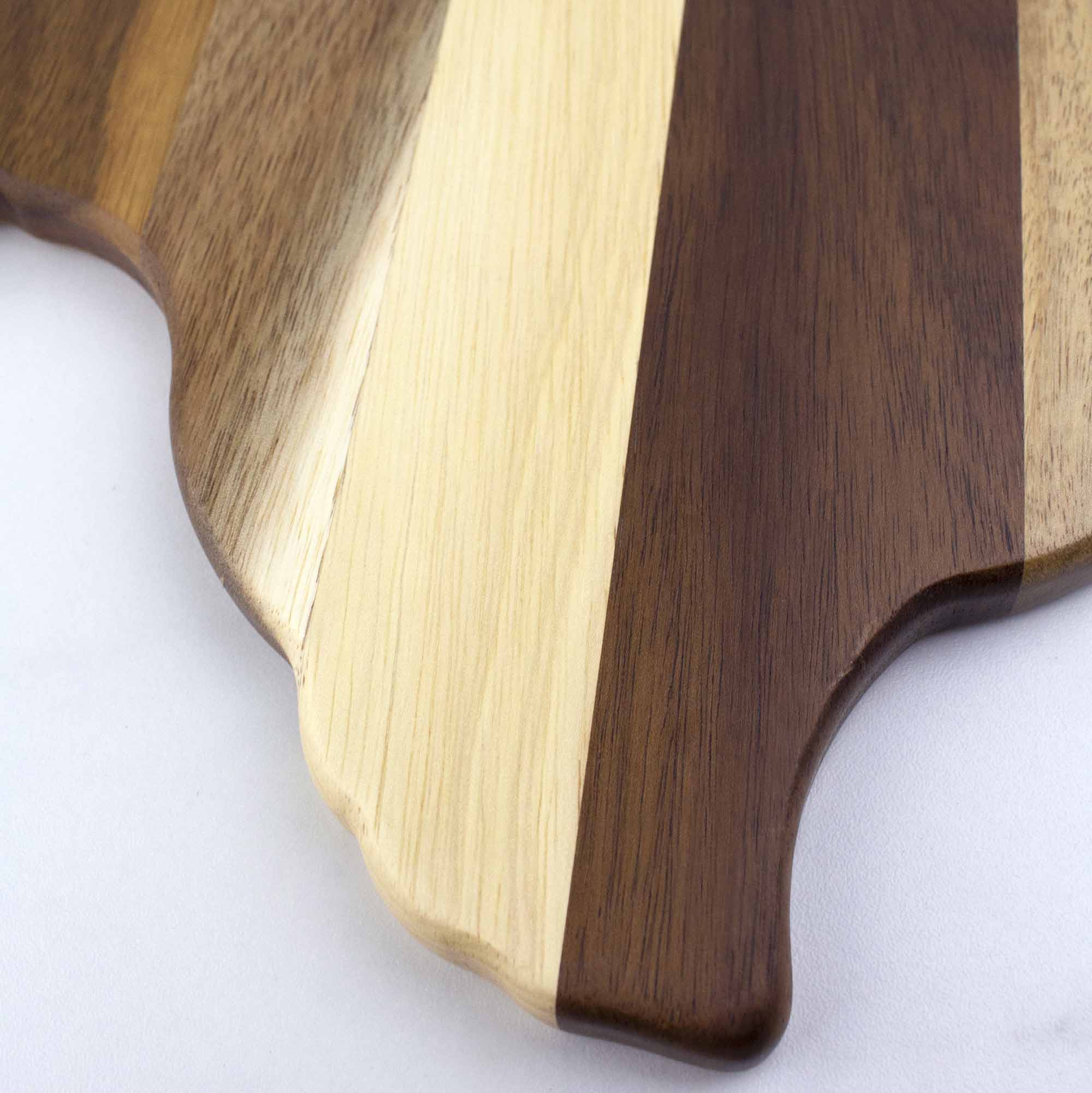 Rock & Branch® Shiplap Series Texas Cutting Board - Premium Wooden Chopping Board for Kitchen, BBQ, and Charcuterie - Perfect for Home Chefs, Entertaining, and Farmhouse Decor