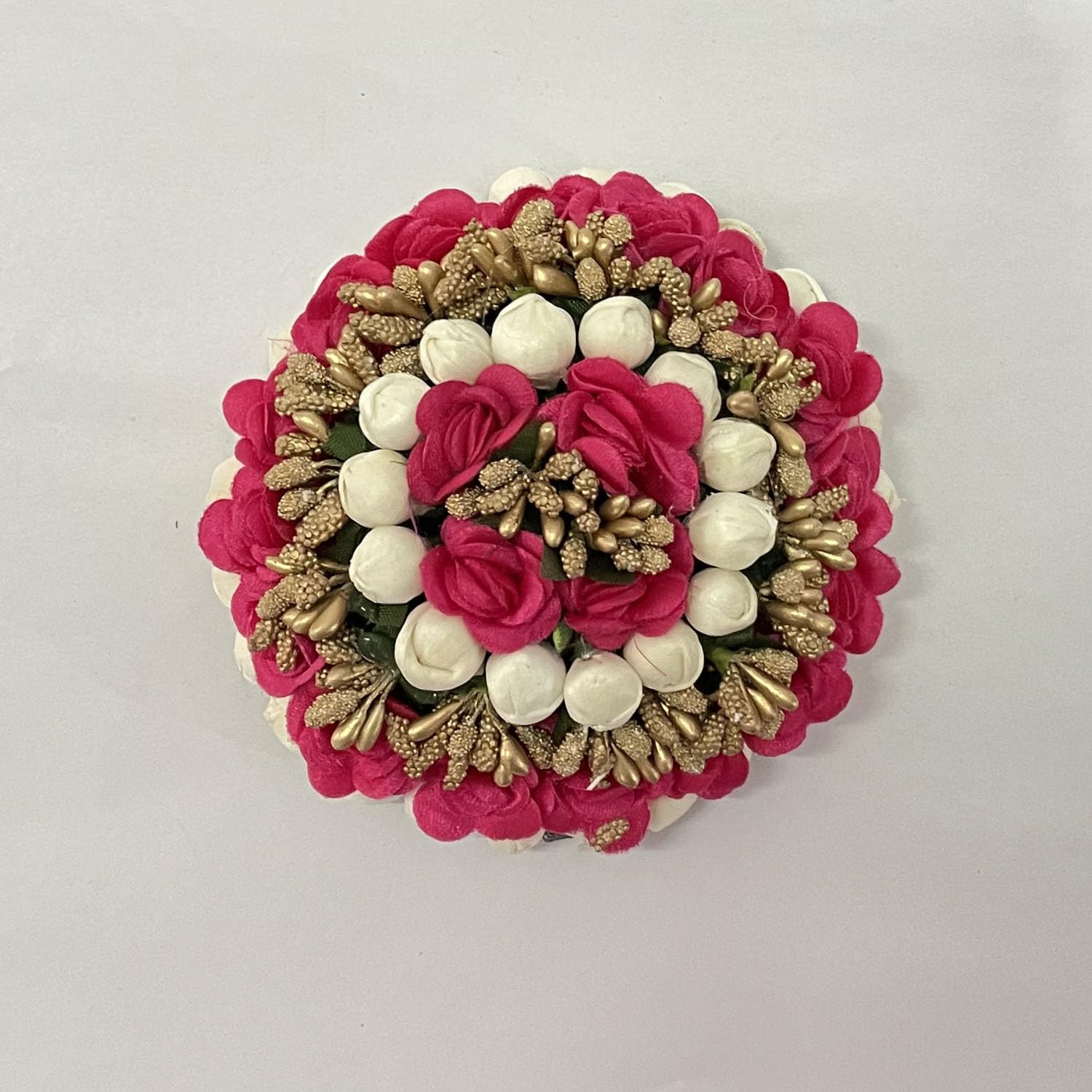 GuruEmbelish Bridal Bun Juda Gajra Maker - Floral Hair Accessories for Women & Girls | Indian Wedding Hair Jewelry | Perfect for Bridal Hairstyles, Mehendi & Sangeet Ceremonies