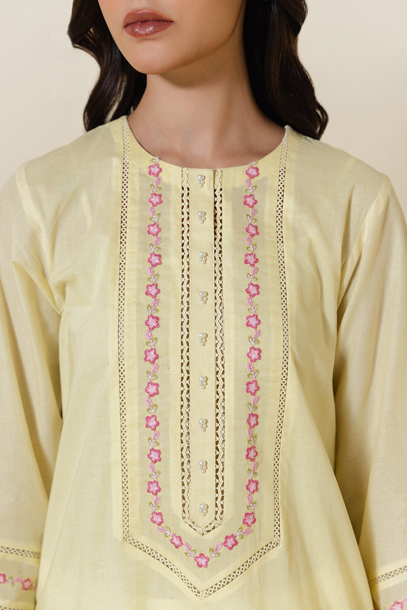 Lime Green 2-Piece Outfit (Shirt & Dupatta) for Women - Elegant Ethnic Wear for Festivals, Weddings & Special Occasions