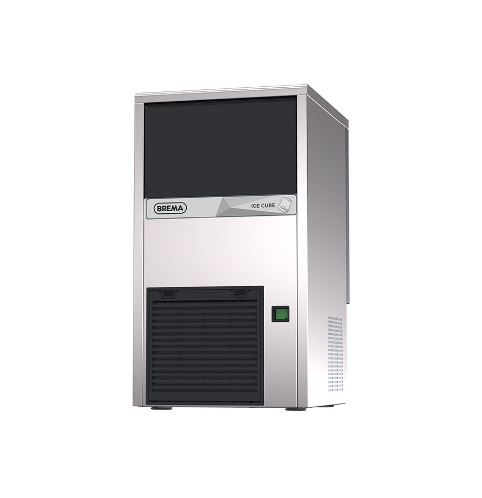 Brema CB249A HC AWS 15 Undercounter Air Cooled Cube Ice Maker - 62 lbs Daily Production - Perfect for Bars, Restaurants, and Small Businesses
