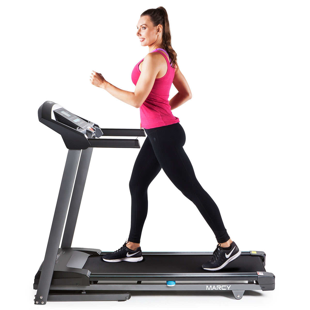 Marcy Motorized Folding Treadmill JX-650W - Compact Home Gym Equipment for Cardio Workouts | Perfect for Small Spaces & Home Fitness