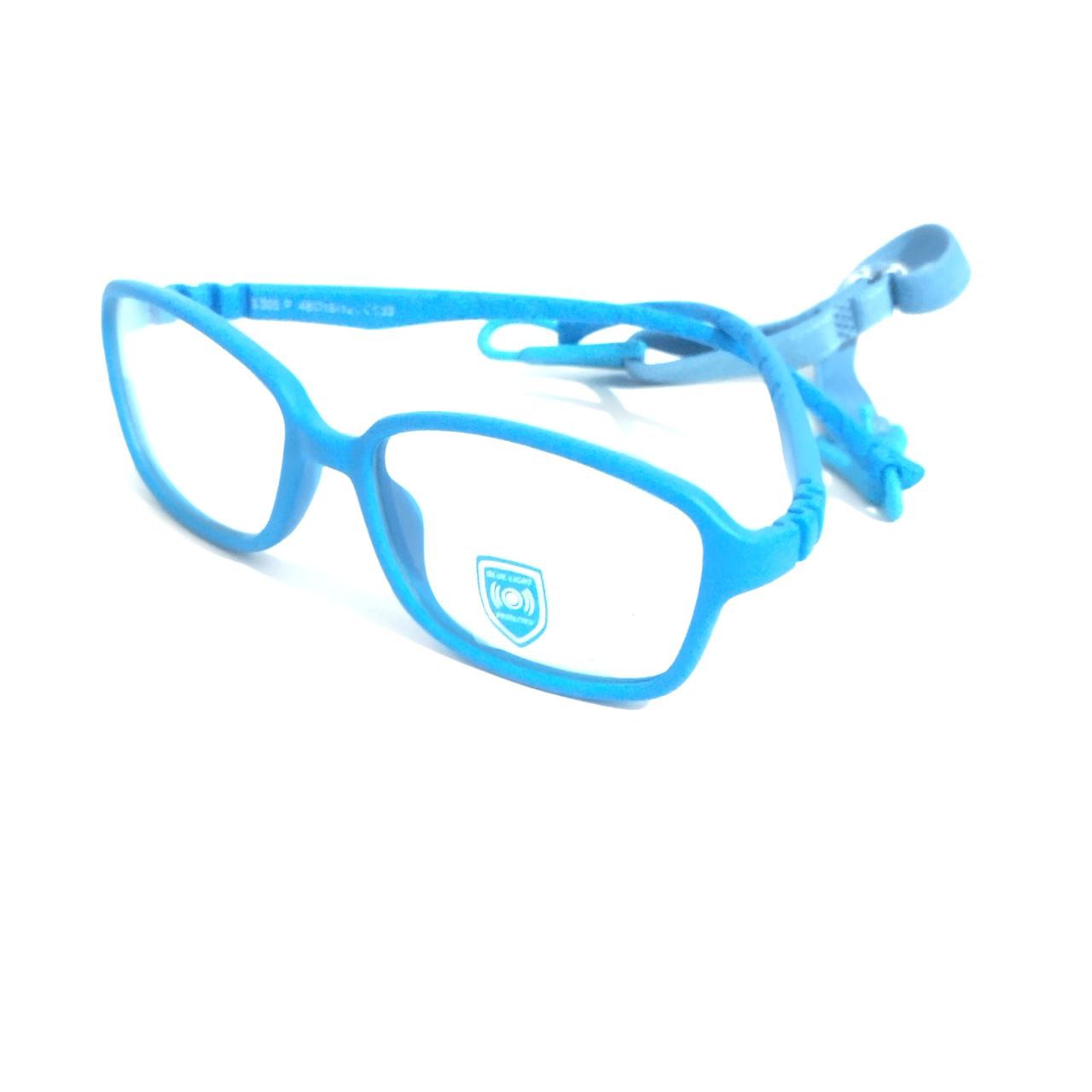 Unbreakable Kids Flexible Glasses for Ages 3-6 | Trendy Blue Lightweight Eyewear | Perfect for School, Sports & Outdoor Play