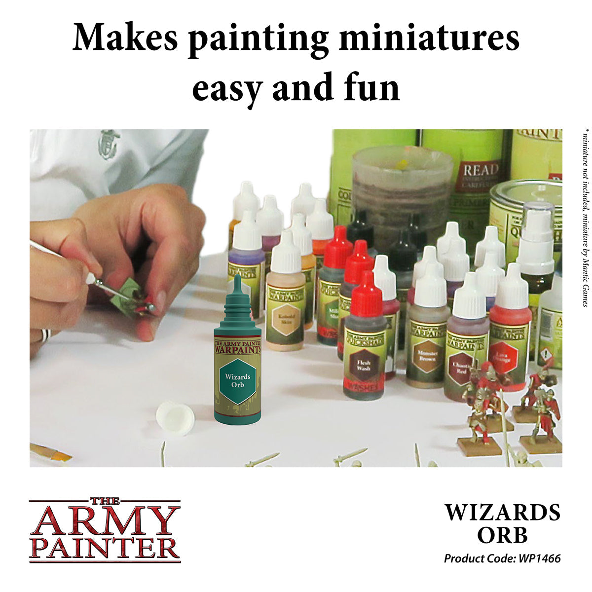 Warpaints: Wizards Orb - Fantasy Miniature Painting Kit for Tabletop RPG & D&D - Perfect for Game Night & Cosplay
