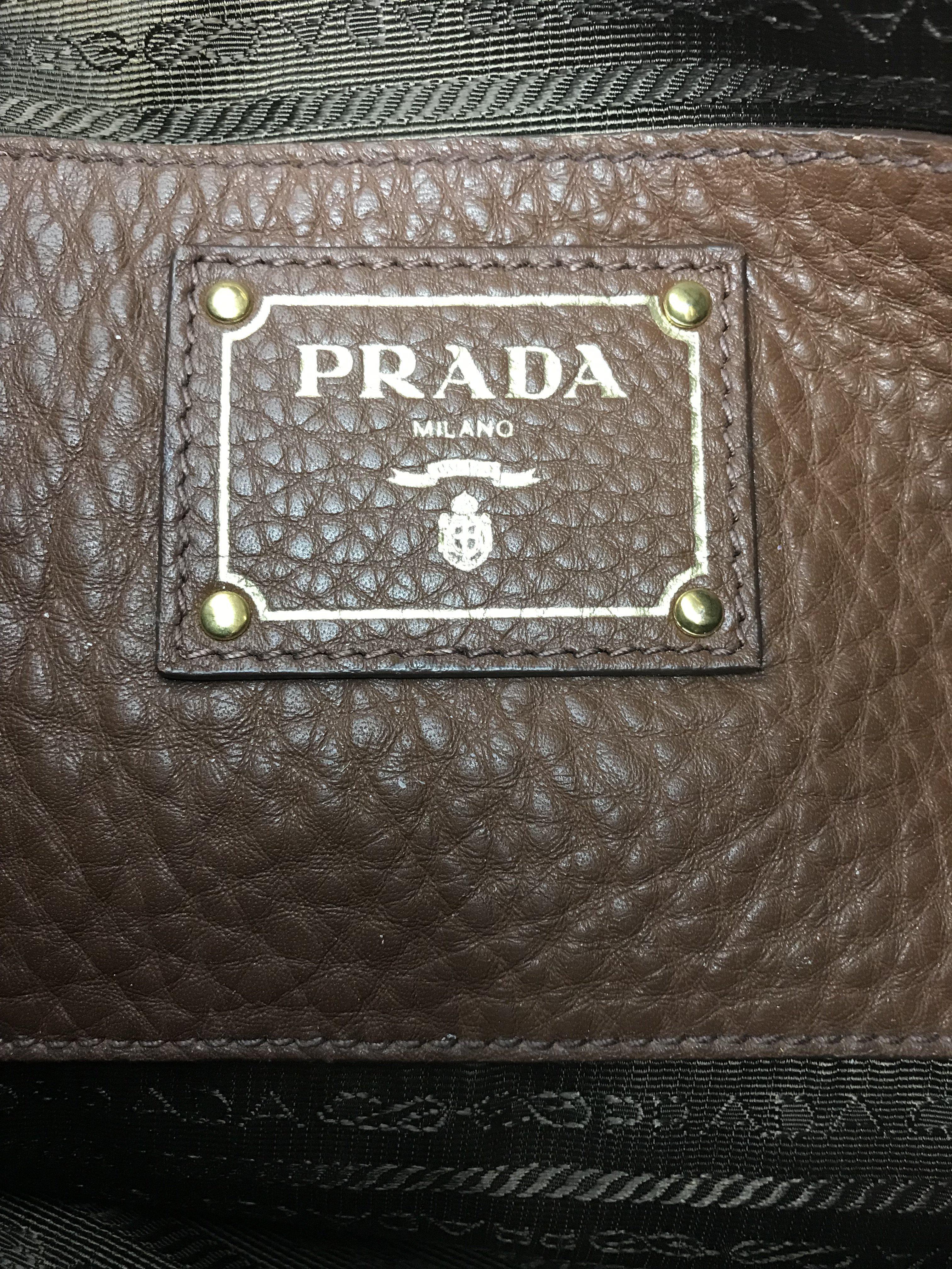 Prada Vitello Daino Leather Side Pocket Hobo Bag for Women | Luxury Italian Designer Handbag | Perfect for Work, Travel & Everyday Use