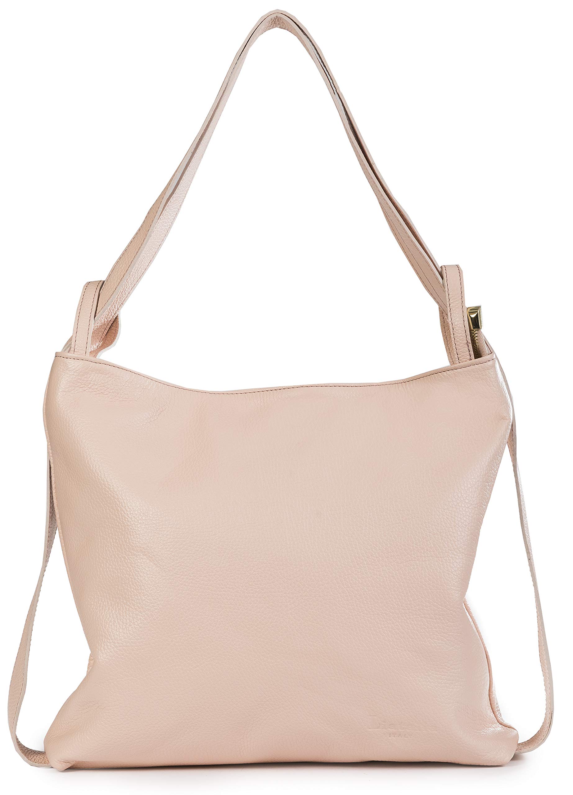 LiaTalia Women's Shoulder Backpack Purse - Versatile Soft Italian Leather Handbag - 2-in-1 Convertible Rucksack Bag - Nicole - Perfect for Work, Travel & Daily Commute