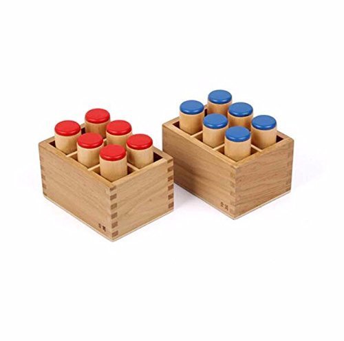 Montessori Sound Bottles - Sensory Auditory Learning Toys for Kids, Sound Cylinders & Boxes, Educational Materials for Classroom & Home Use