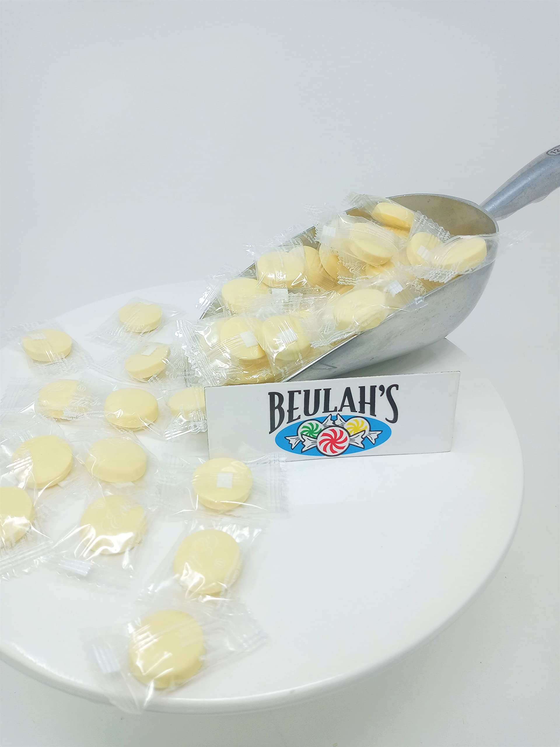 Sugar Free Pina Colada Hard Candy - 2 Pounds Bulk Bag | Tropical Flavor Sucking Candy for Parties, Gifts & Keto Diet Snacks