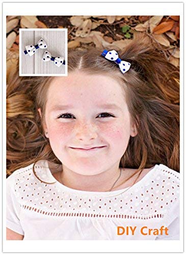 Elina 50-Piece Metal Alligator Hair Clips with Teeth, 1.75 Inch (45mm) Flat Top Single Prong Hair Clips for Hair Bows, Arts & Crafts, DIY Projects - Perfect for Salon Styling, Gift Wrapping & Hair Accessories
