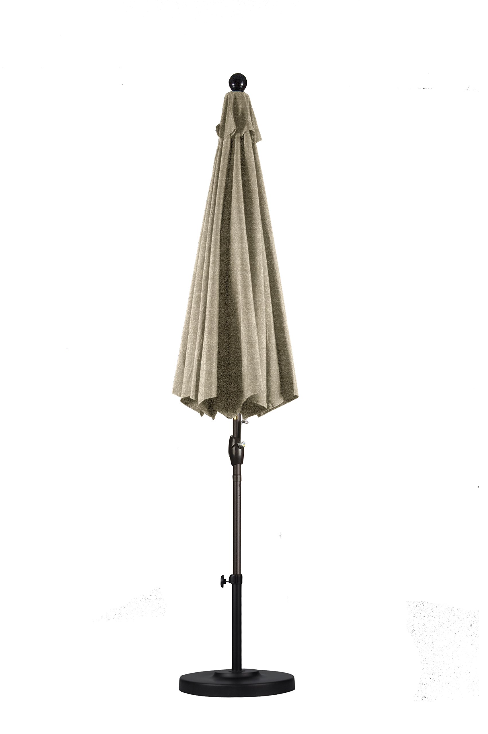 Astella ALUS906117-P22 9 ft. Economy Market Umbrella in Antique Beige/Bronze - Outdoor Patio, Garden, Poolside, and Commercial Use