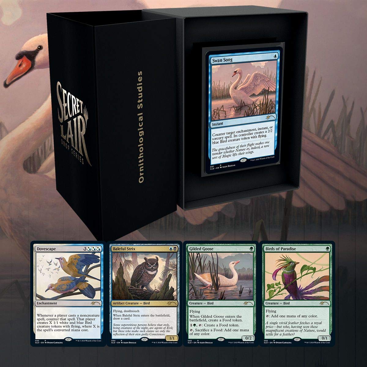 Magic: The Gathering Secret Lair - MTG Summer Superdrop Ornithological Studies Collector's Edition | Rare MTG Cards for Deck Building & Strategy Games | Perfect for MTG Tournaments, Game Nights & Collectors