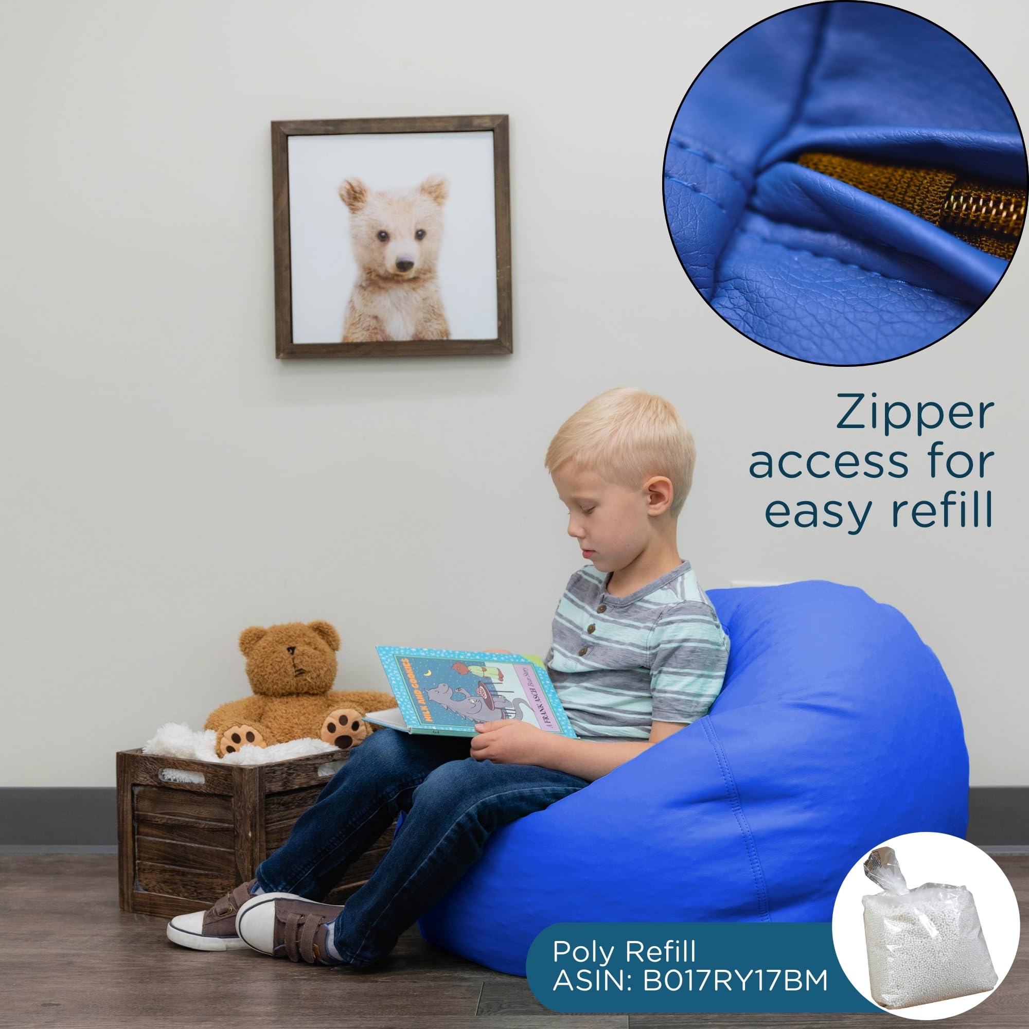 Kids Bean Bag Chair 26