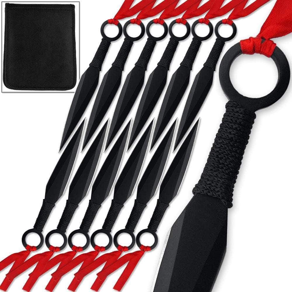 Precision Balance 12 Piece Throwing Knife Set - Professional Stainless Steel Throwing Knives for Outdoor Training, Hunting & Survival - Perfect for Target Practice and Camping Adventures